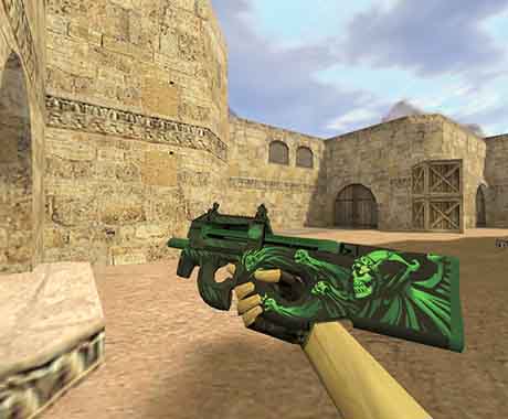 Скин P90 - Grim