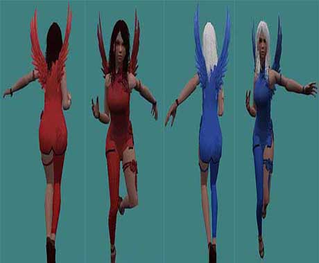 Скины девушек - Angels